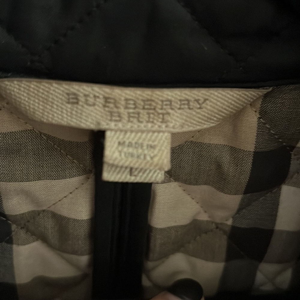 Burberry Brit Quilted Button Up Field Jacket - Picture 4 of 5